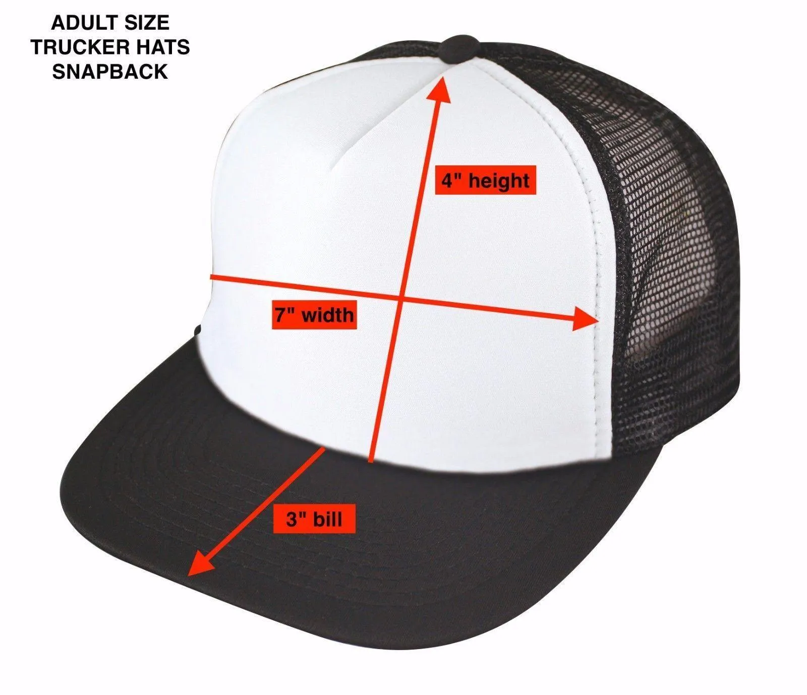 4 Pack Flat Bill Blank 5 Panel Mesh Foam Trucker Baseball Hats Caps Wholesale Bulk