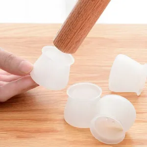 4 Pcs Silicone furniture Feet Caps - Round