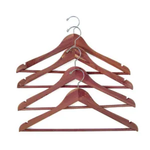 4 pk. Cedar Hanger with Fixed Bar