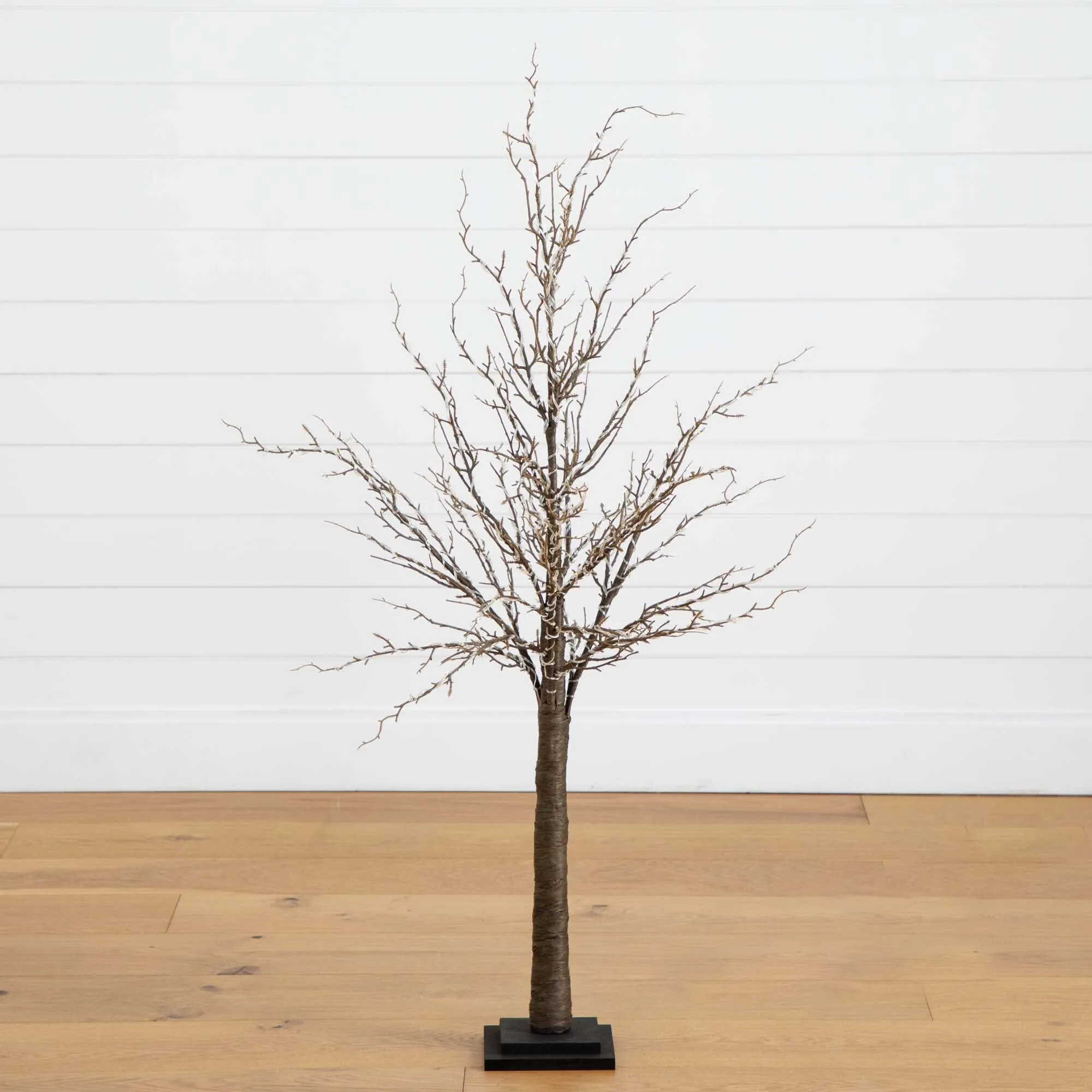 4’ Pre-Lit Artificial Twig Tree with 240 Warm White LED Lights