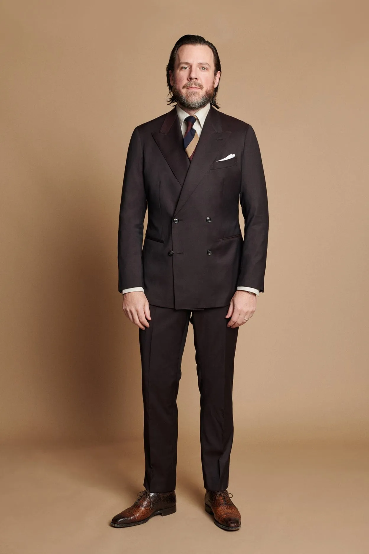 4-Season Wool Blend Suit