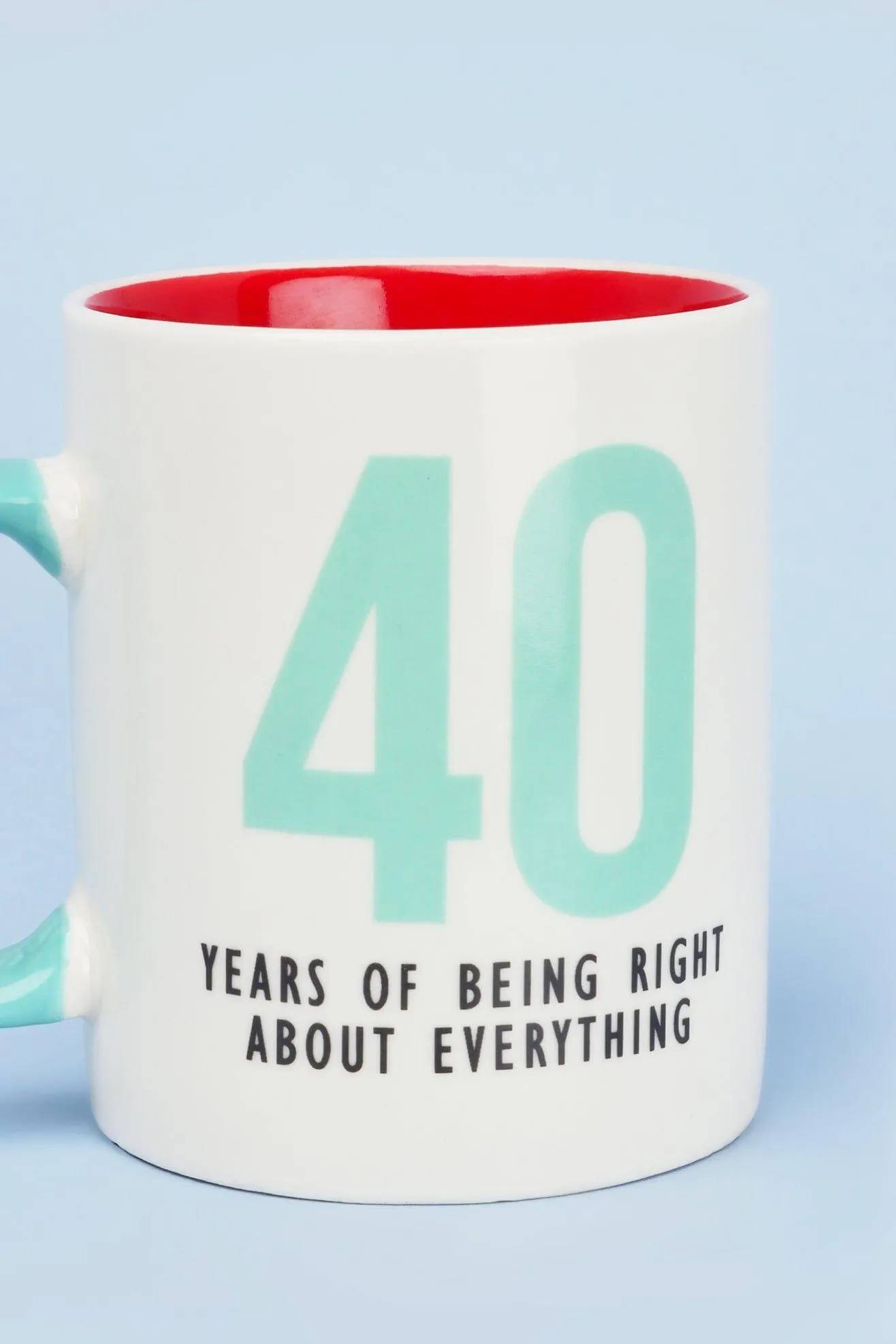 40 Years Of Being Right Mug