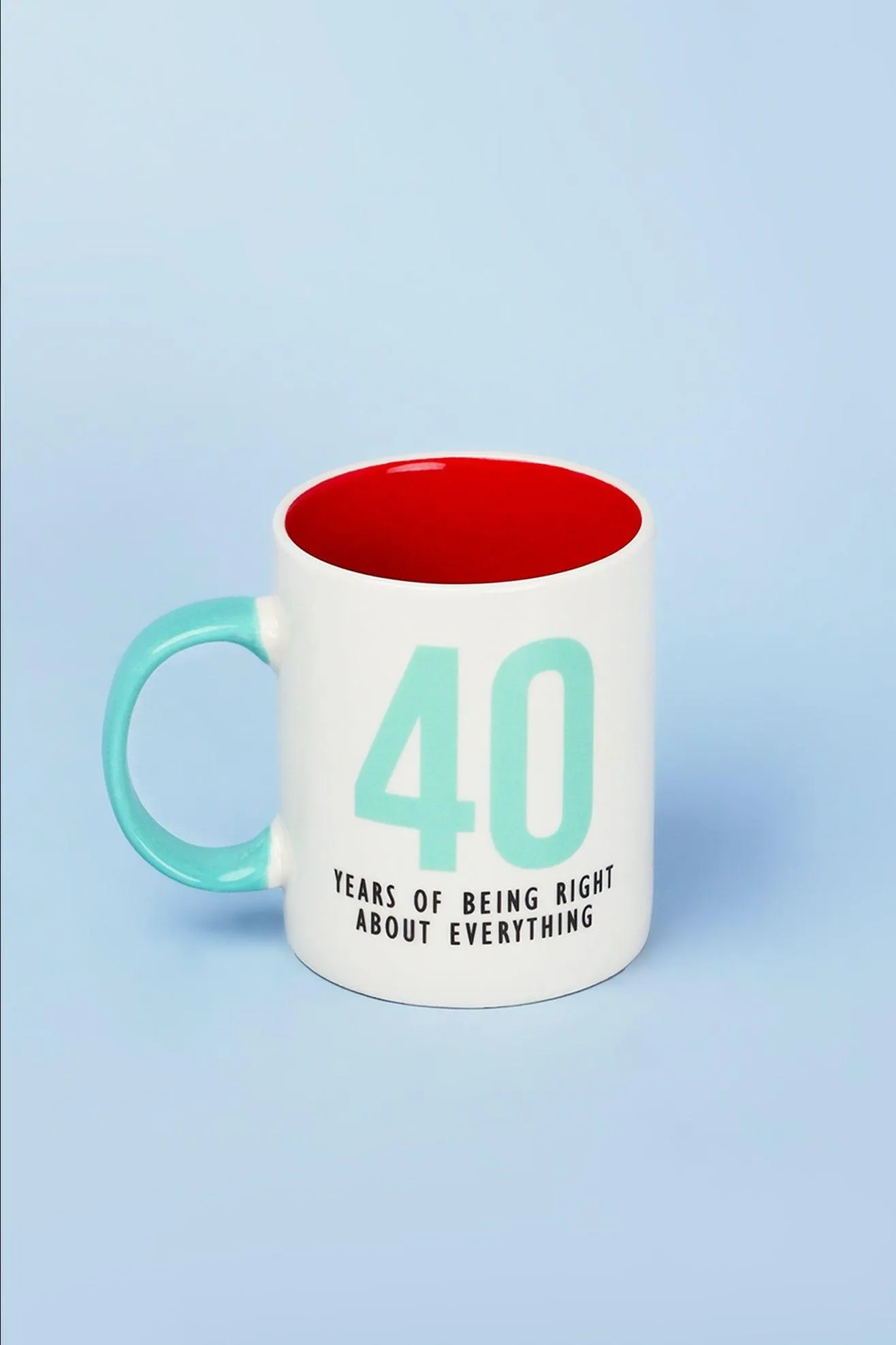 40 Years Of Being Right Mug