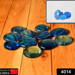 4014 Glass Gem Stone, Flat Round Marbles Pebbles for Vase Fillers, Attractive pebbles for Aquarium Fish Tank.