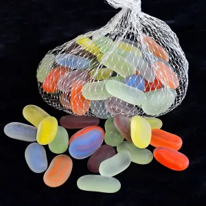 4015 Glass Gem Stone, Flat Round Marbles Pebbles for Vase Fillers, Attractive pebbles for Aquarium Fish Tank.