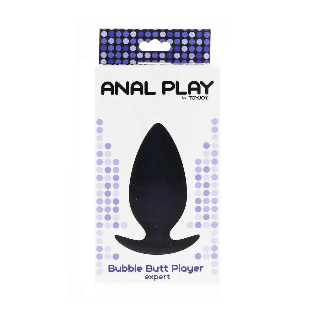 4.1-inch Toyjoy Silicone Black Medium Butt Plug for Beginner