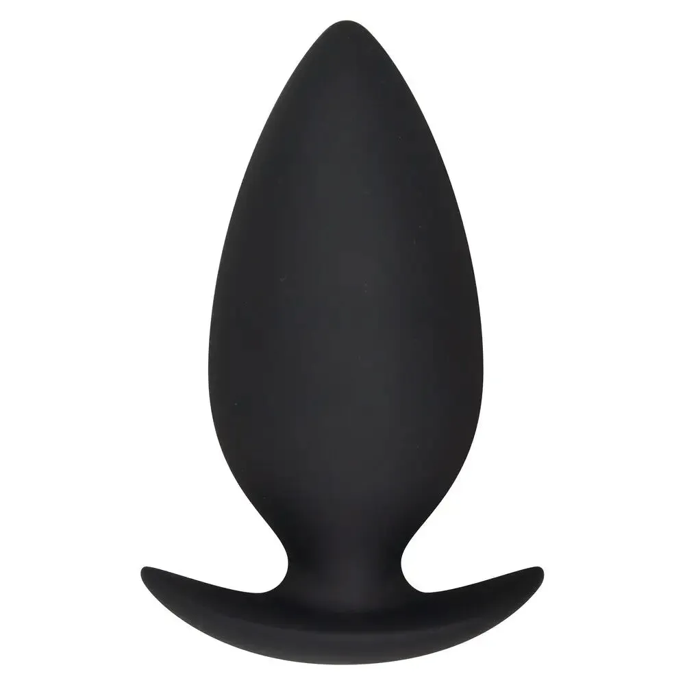 4.1-inch Toyjoy Silicone Black Medium Butt Plug for Beginner