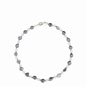 424-10-SHORT | PETITE EDISON DELUXE CHOKER 18" (BLACK)