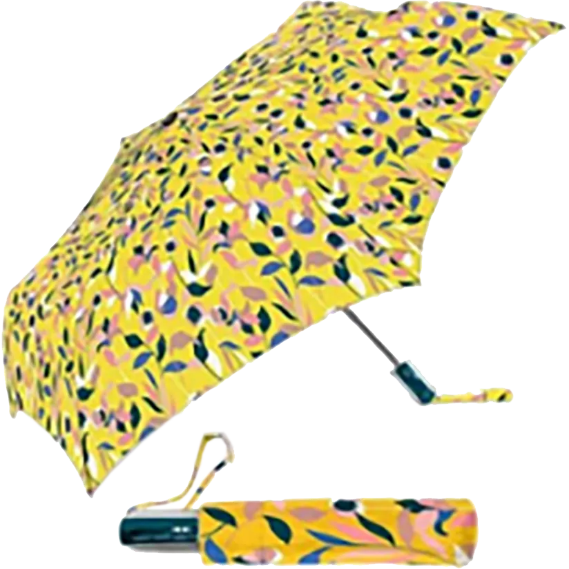 42" Rain Essentials Auto Open And Close Compact Print Umbrella