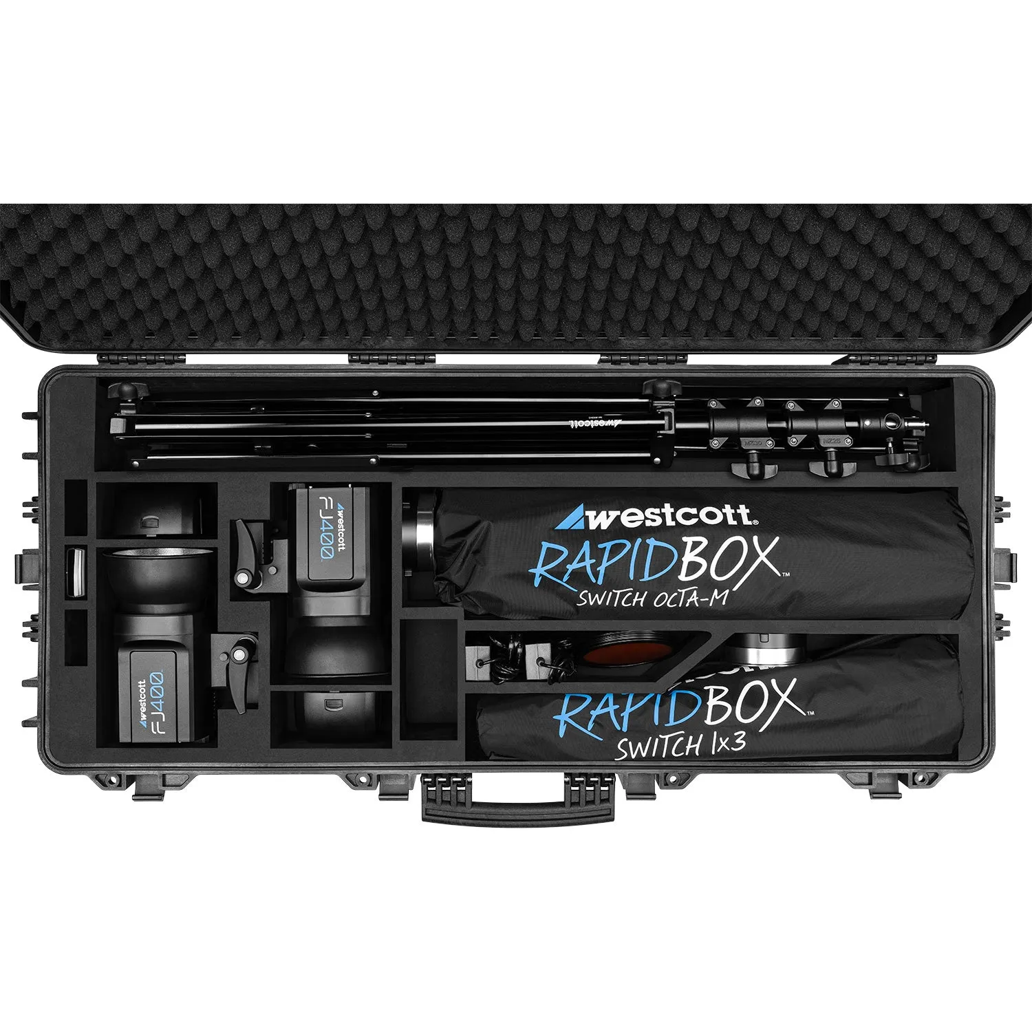 4418 Rolling Hard Case for FJ400 Strobes (44" x 18")