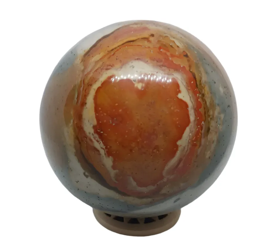 443G Polychrome Jasper Crystal Sphere