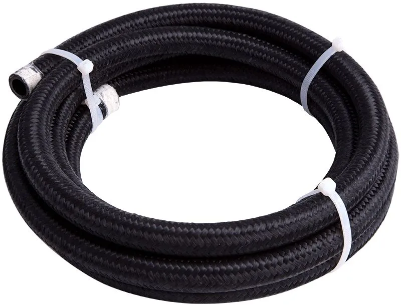 450 Series Black Braided Light Weight Hose -4AN AF450-04-30M