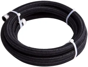 450 Series Black Braided Light Weight Hose -7AN AF450-07-6M