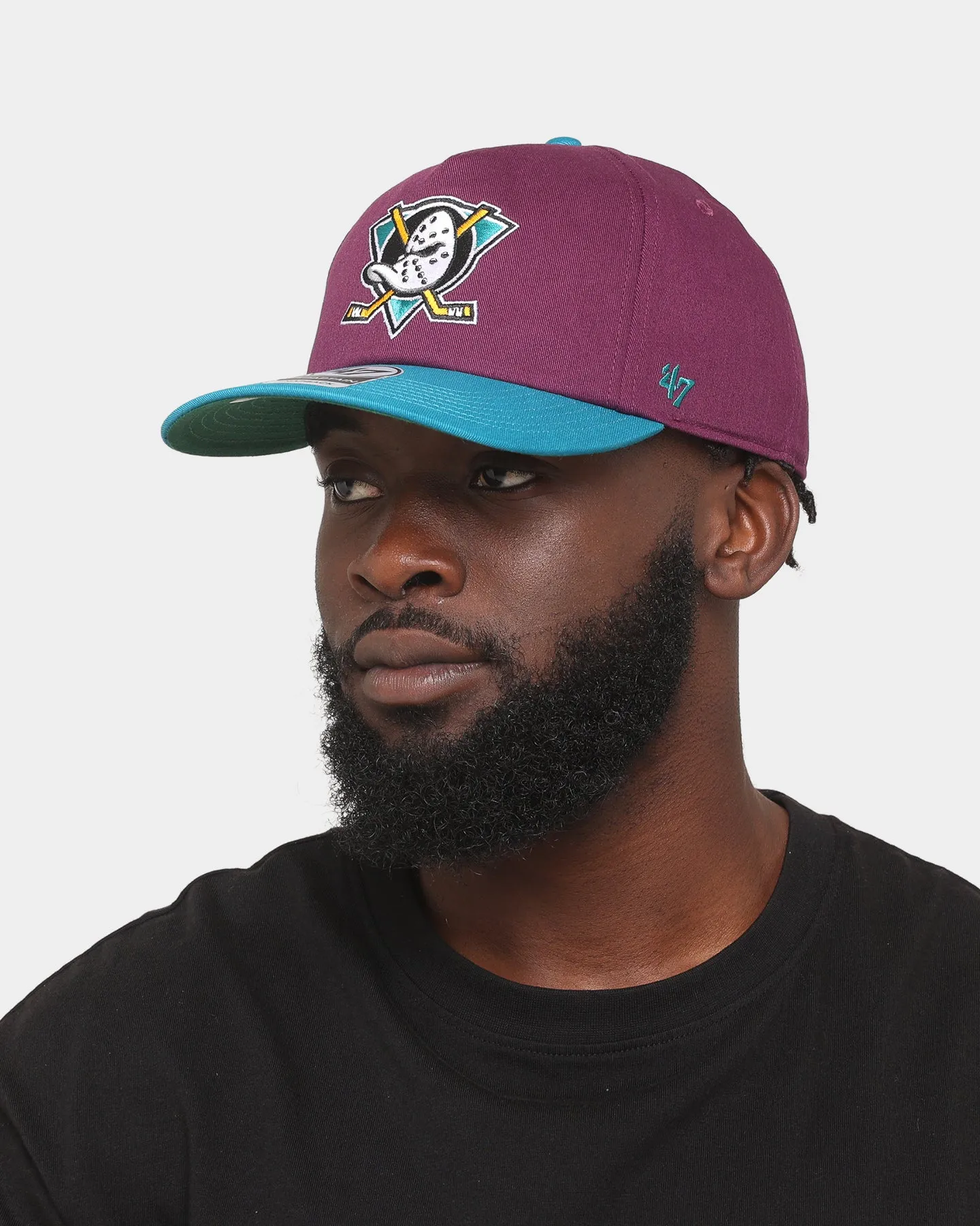 47 Brand Anaheim Ducks 'Ducks' Nantasket Captain Snapback Plum