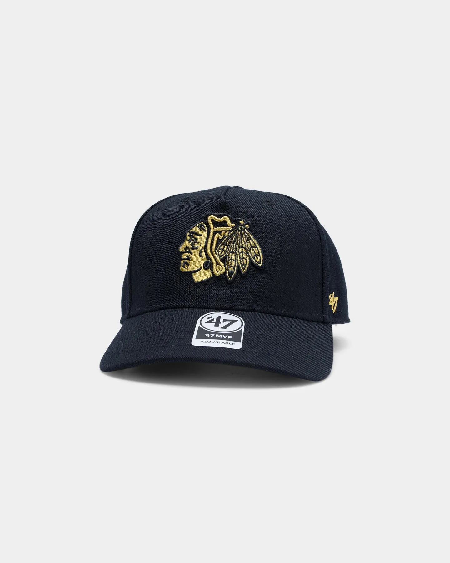 47 Brand Chicago Blackhawks MVP DT Snapback Black/Gold