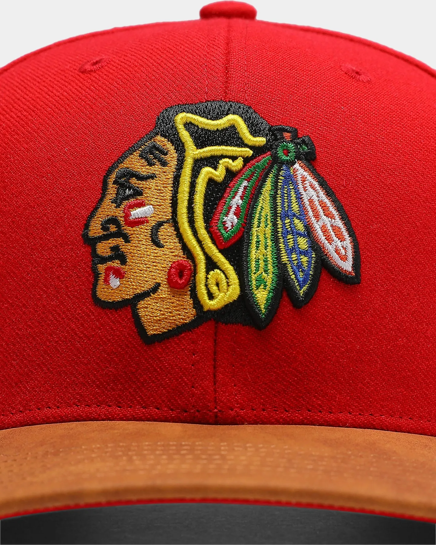 47 Brand Chicago Blackhawks Tannery 2 Tone MVP DP Strapback Red/Tan