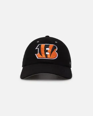 47 Brand Cincinnati Bengals Wooly Clean Up Strapback Black