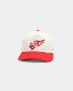 47 Brand Detroit Red Wings Nantasket Snapback Natural/Red