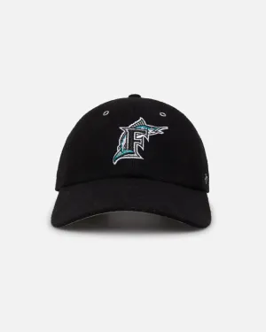 47 Brand Florida Marlins 'Wooly Clean-Up' Strapback Black