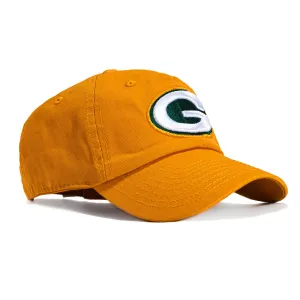 47 Brand Green Bay Packers Cleanup Adjustable Hat - Cheddar