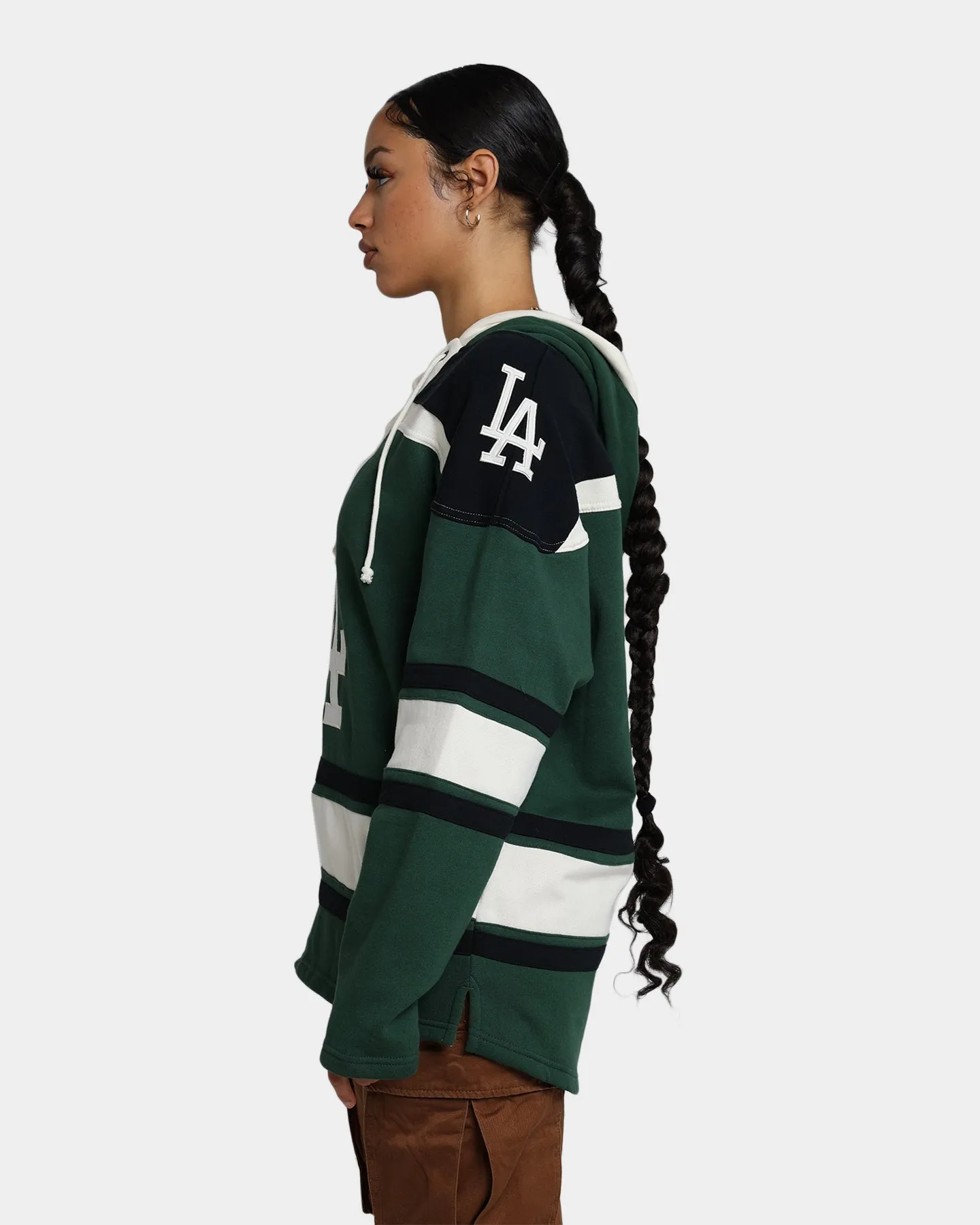 47 Brand Los Angeles Dodgers Superior Lacer Hoodie Dark Green