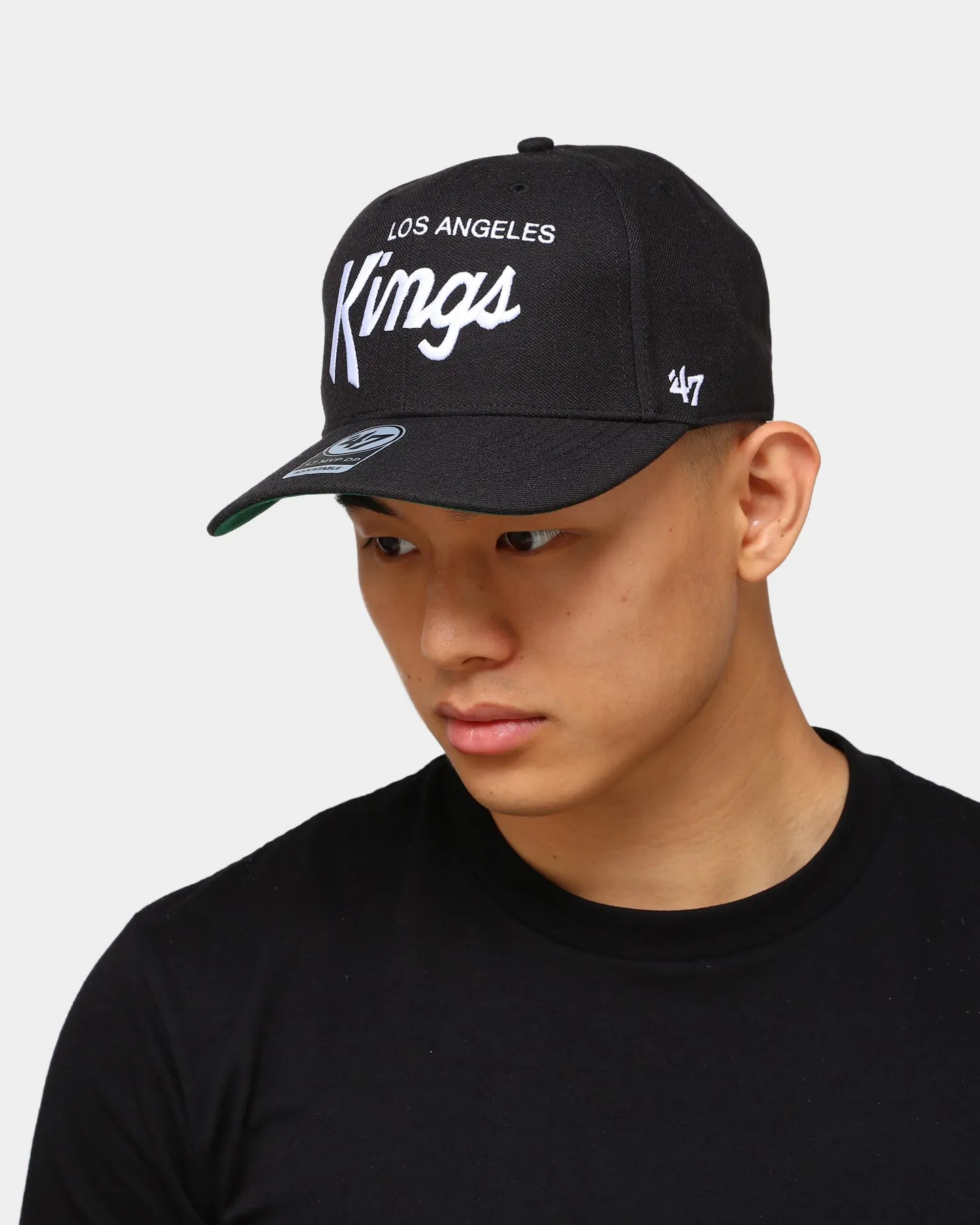 47 Brand Los Angeles Kings Script MVP DP Snapback Black