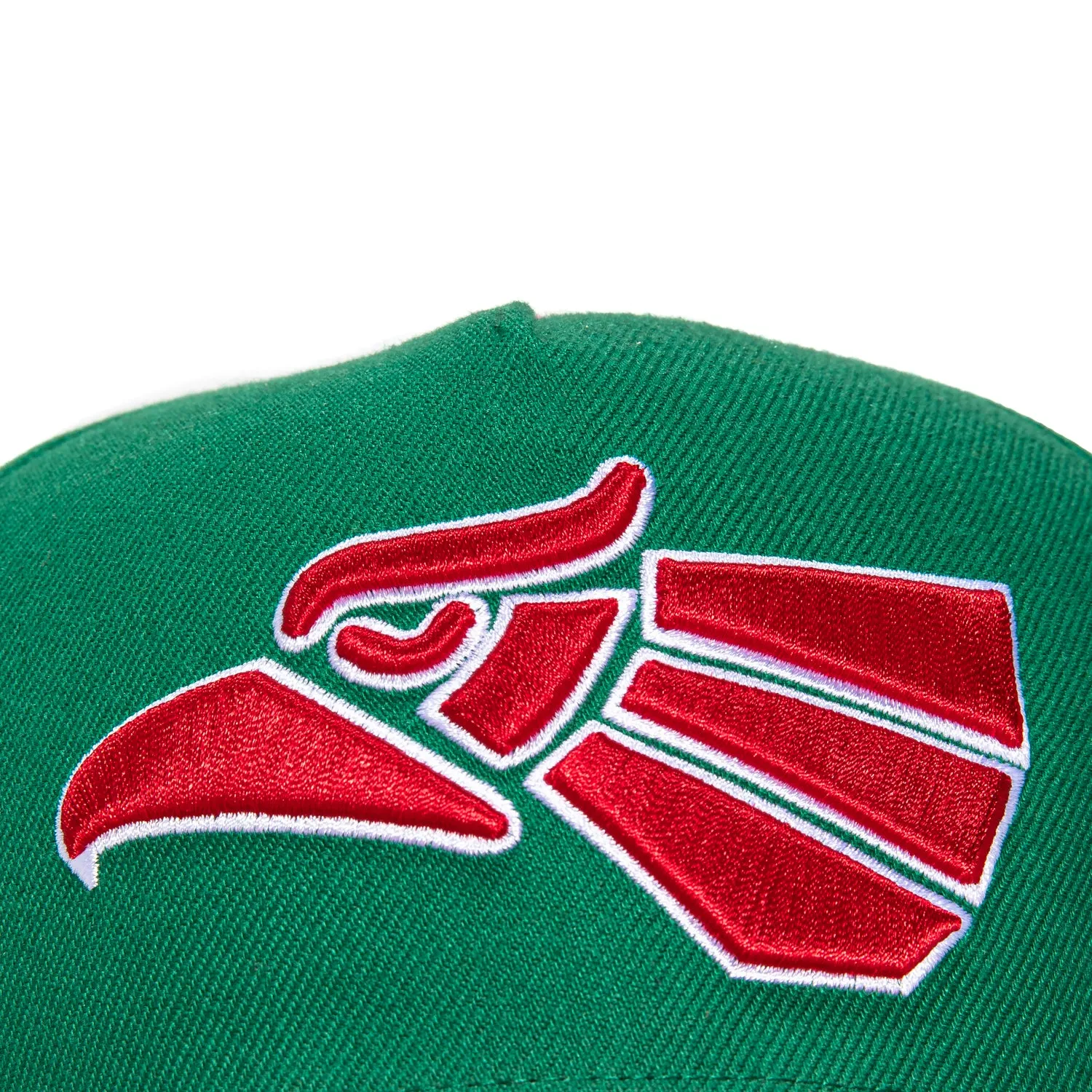 47 Brand Mexico Bird Flag Patch MVP Snapback Hat - Kelly, Red