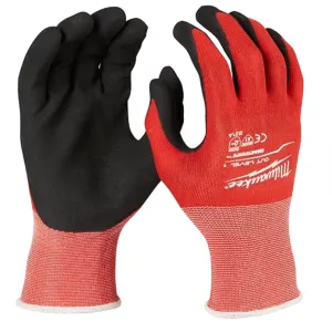 48-22-8900 Milwaukee Cut Level 1 Nitrile Dipped Gloves - Small