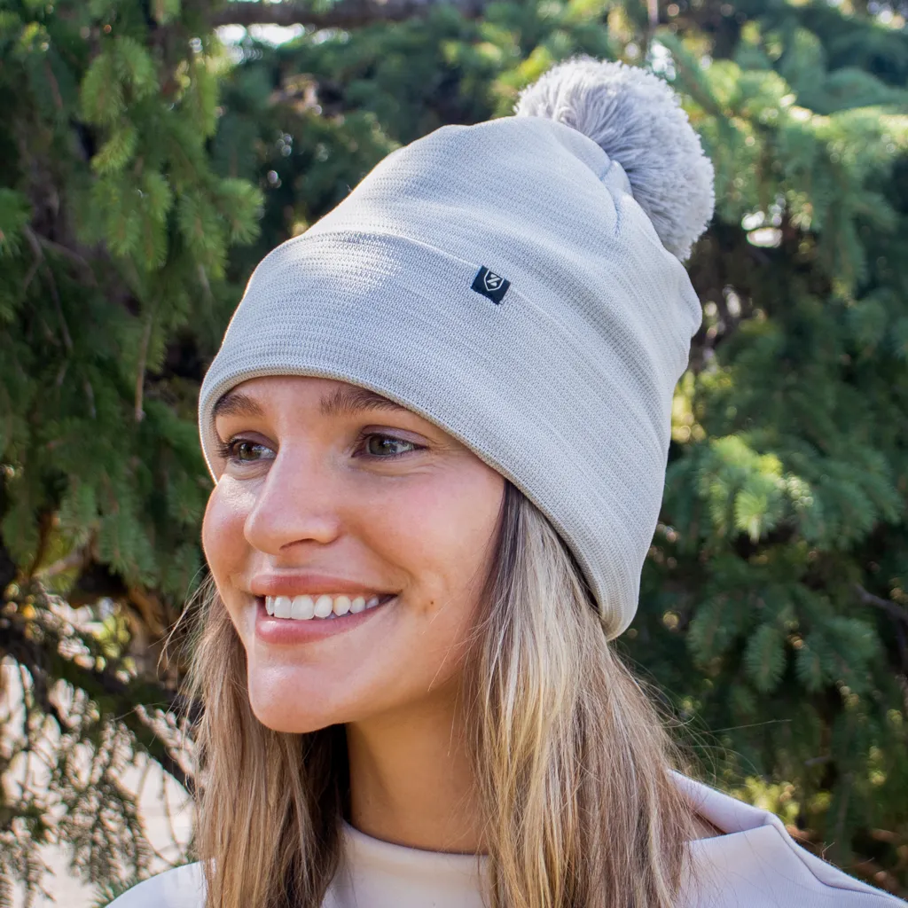 48-Hour Zusa Light Grey Hyland Knit Beanie