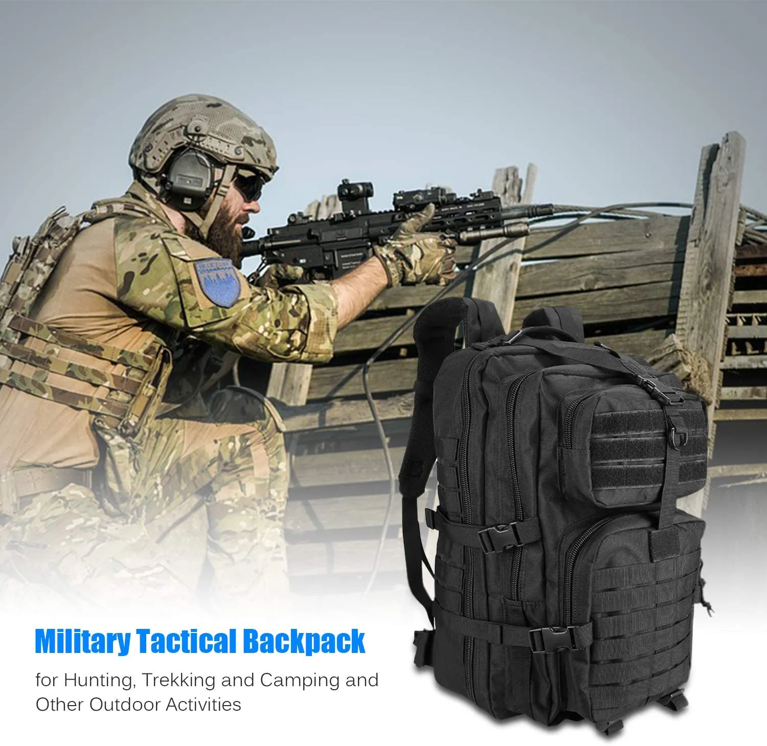 48L Large 3 Day Military Tactical Backpack | ProCase