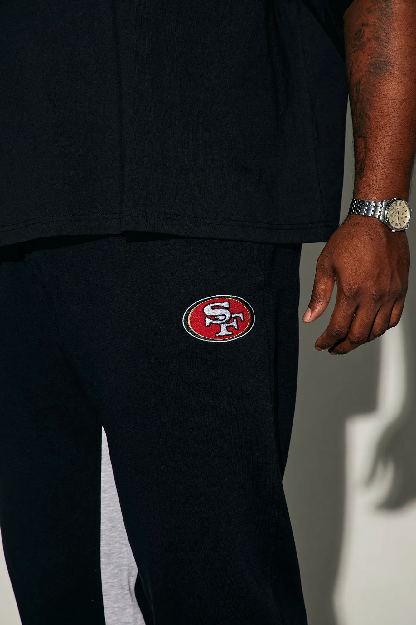 49ers Chill Time Sweatpant - Black