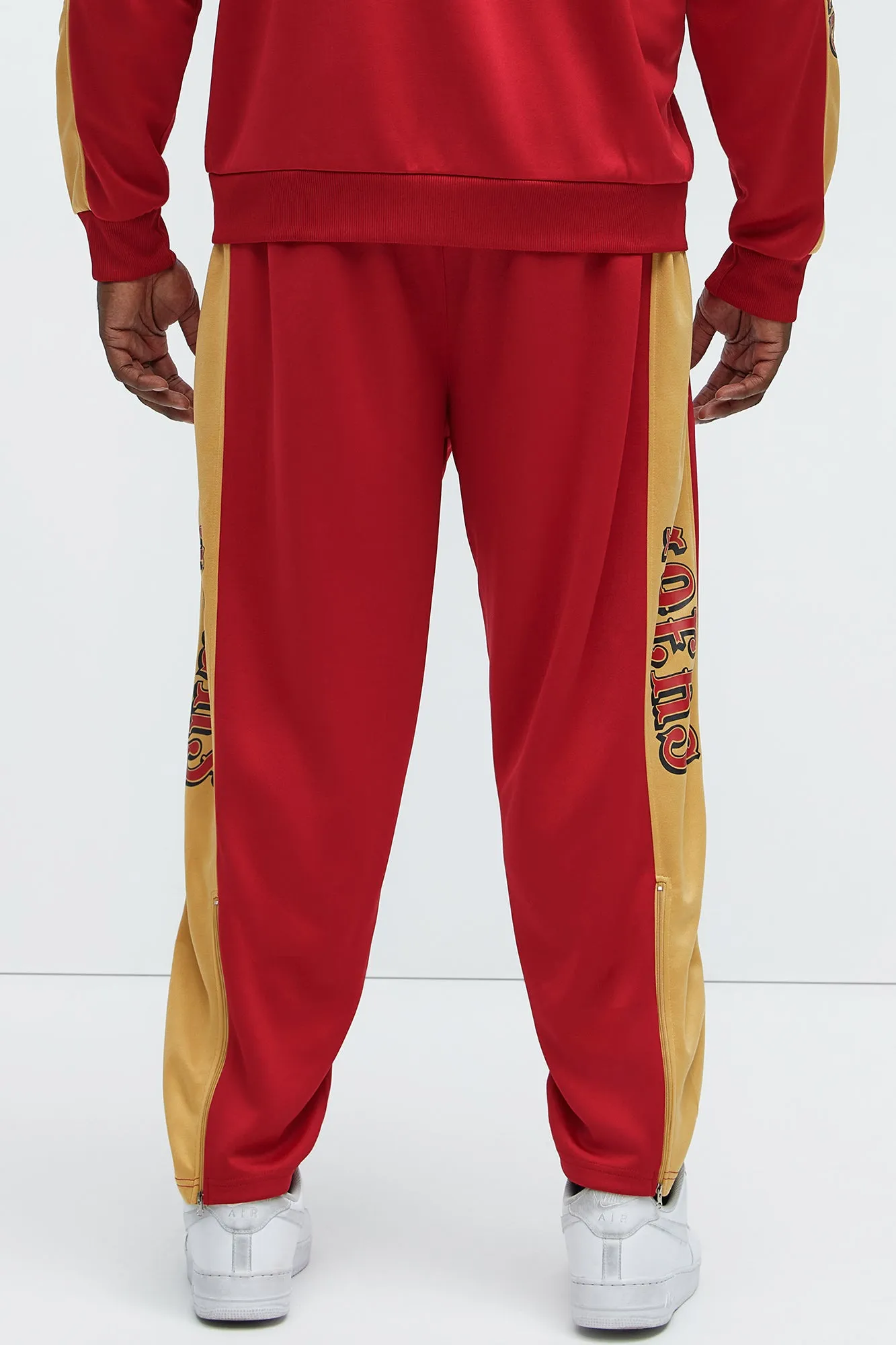 49ers Stand By Track Pants - Red/combo