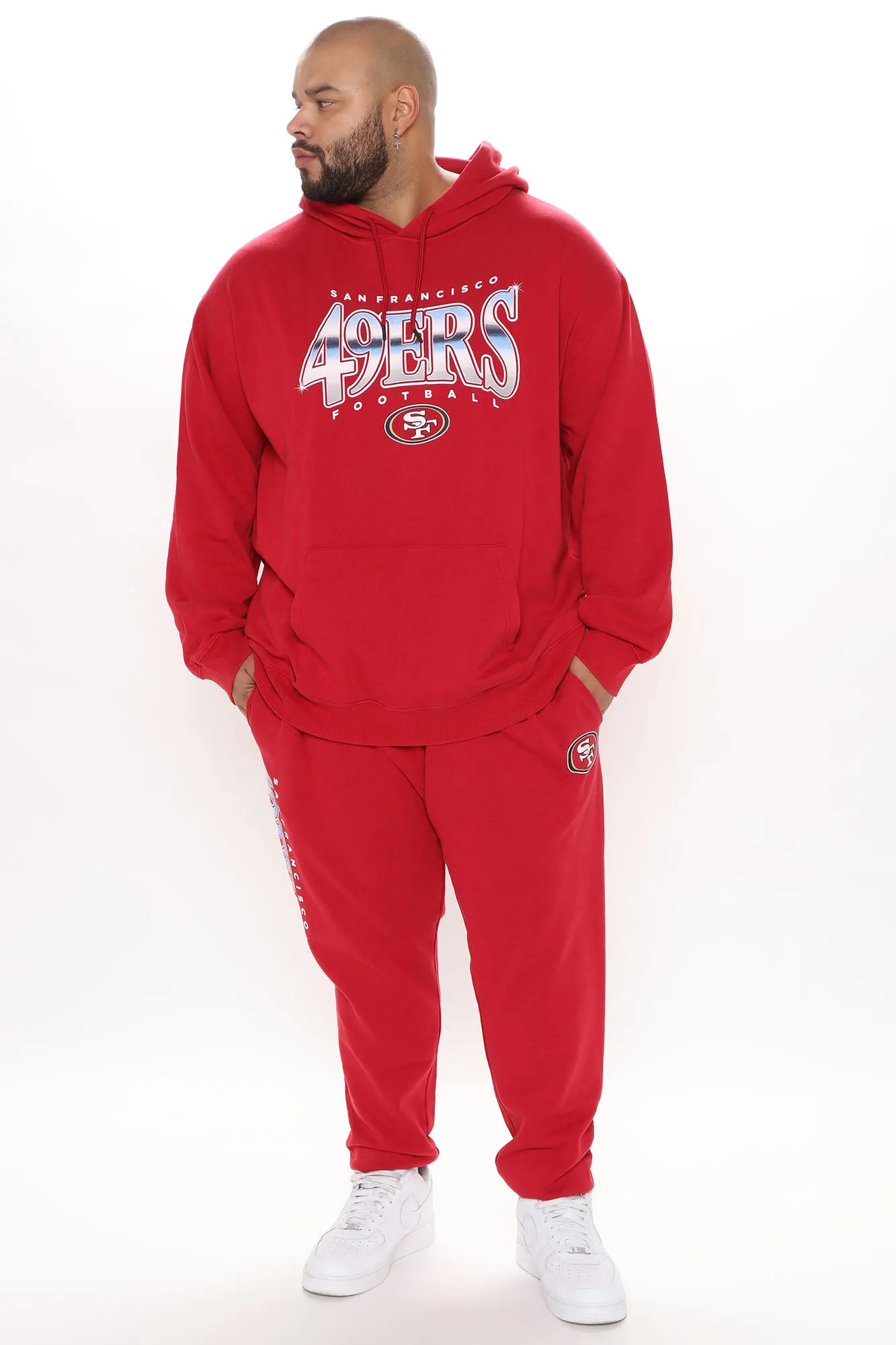 49ers Vintage Dye Sweatpant - Red