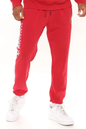 49ers Vintage Dye Sweatpant - Red