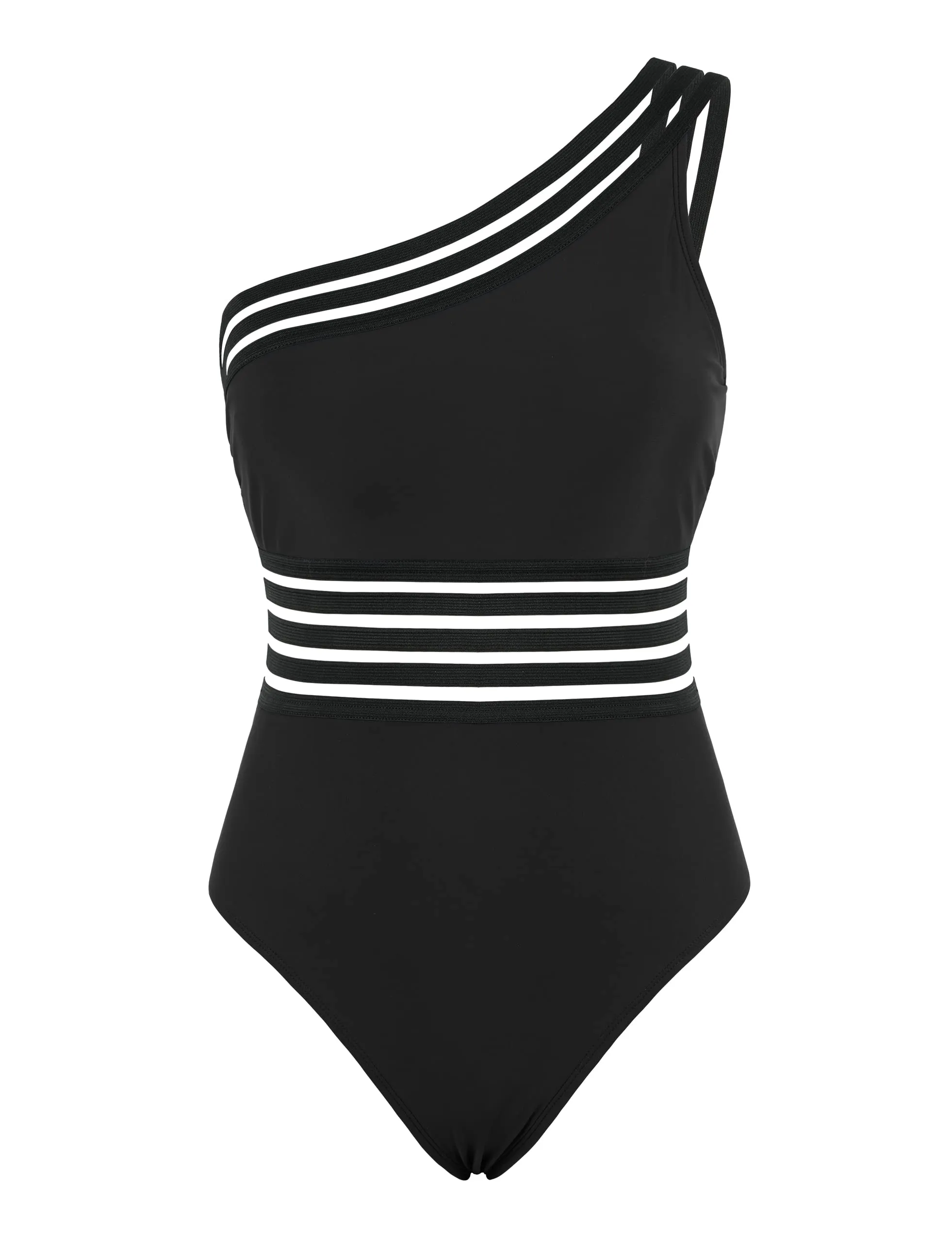 4FunGift® Women's One Piece Swimsuit Slimming One Shoulder Bathing Suit Sexy Swimwear