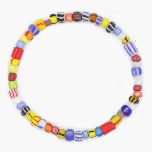 4mm Stretchy Bracelet With Assorted Glass Beads