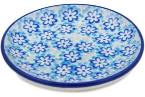 4" Mini Plate, Coaster plate - Azul Field