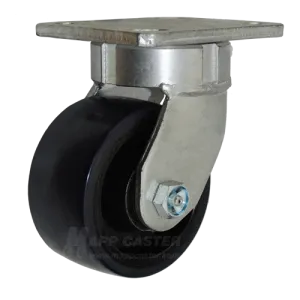 4" x 2" Polyurethane on Iron Wheel Kingpinless Swivel caster - 800 Lbs Capacity