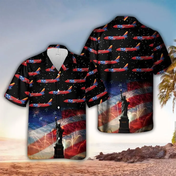 4th Of July Hawaiian Shirt, Happy independence day hawaiian shirt for Men