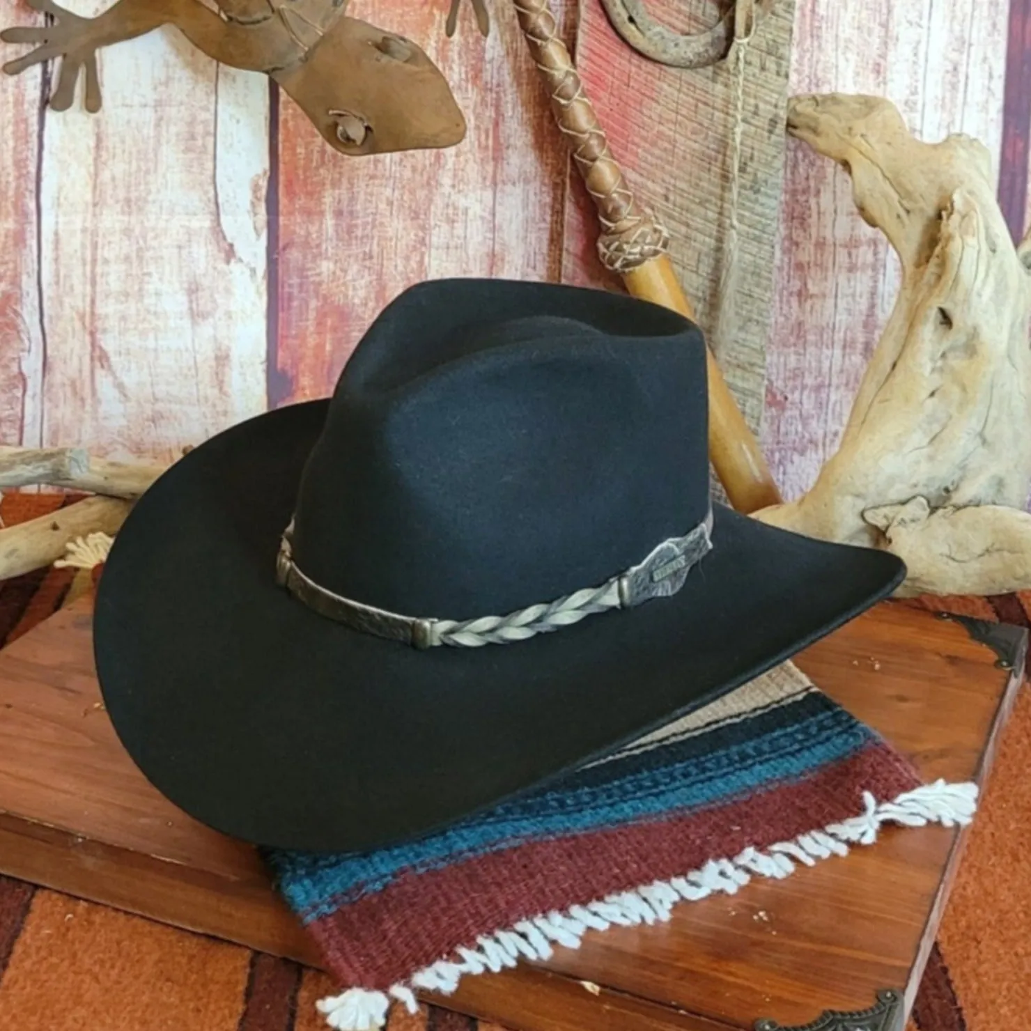 4X Buffalo Fur Felt Hat the “Drifter” by Stetson  SBDFTR-163420