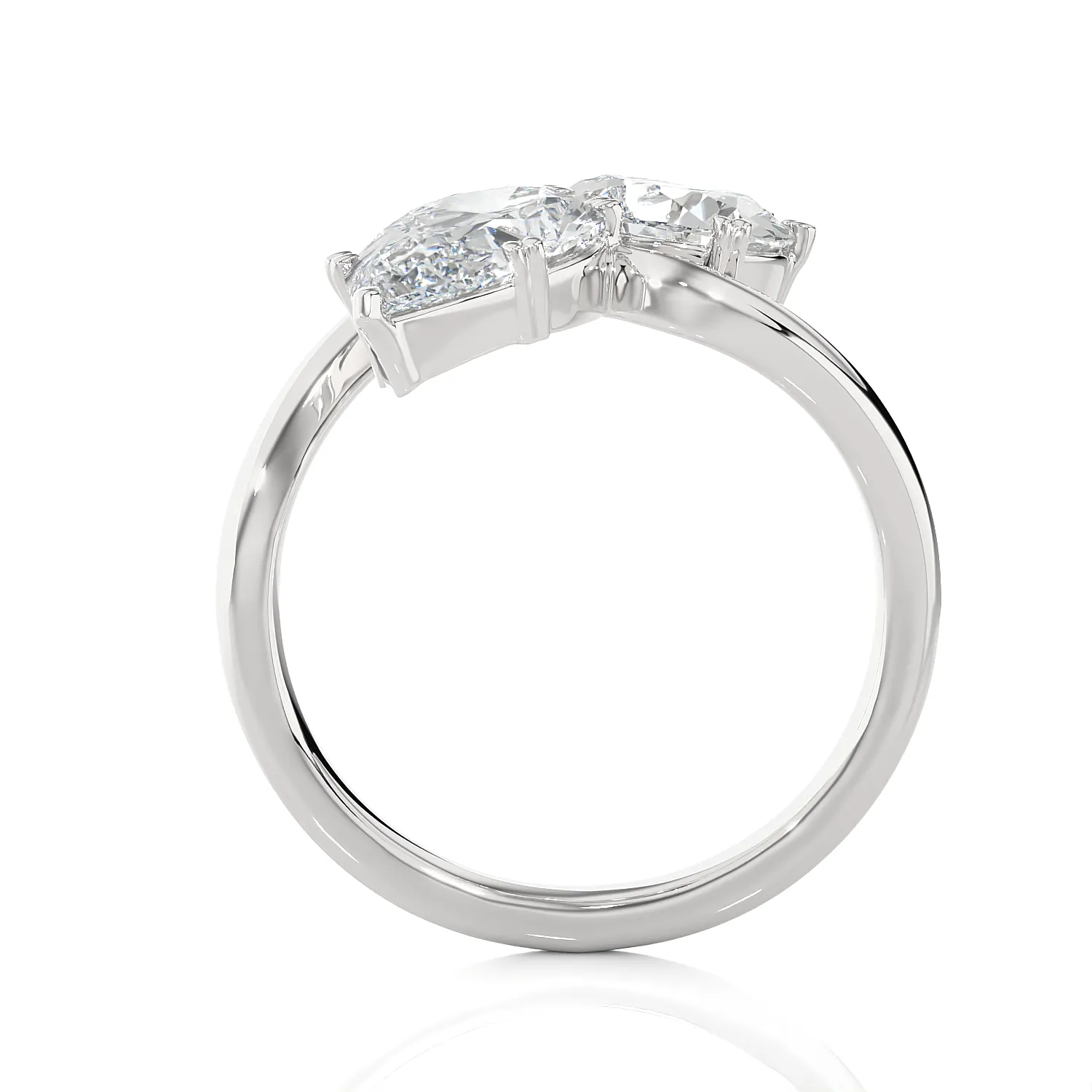 5 ctw Pear-Shaped Lab Grown Diamond Ring