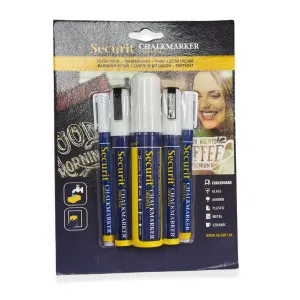 5 Pack White Chalk Markers (BLSMAMIXV5WT)