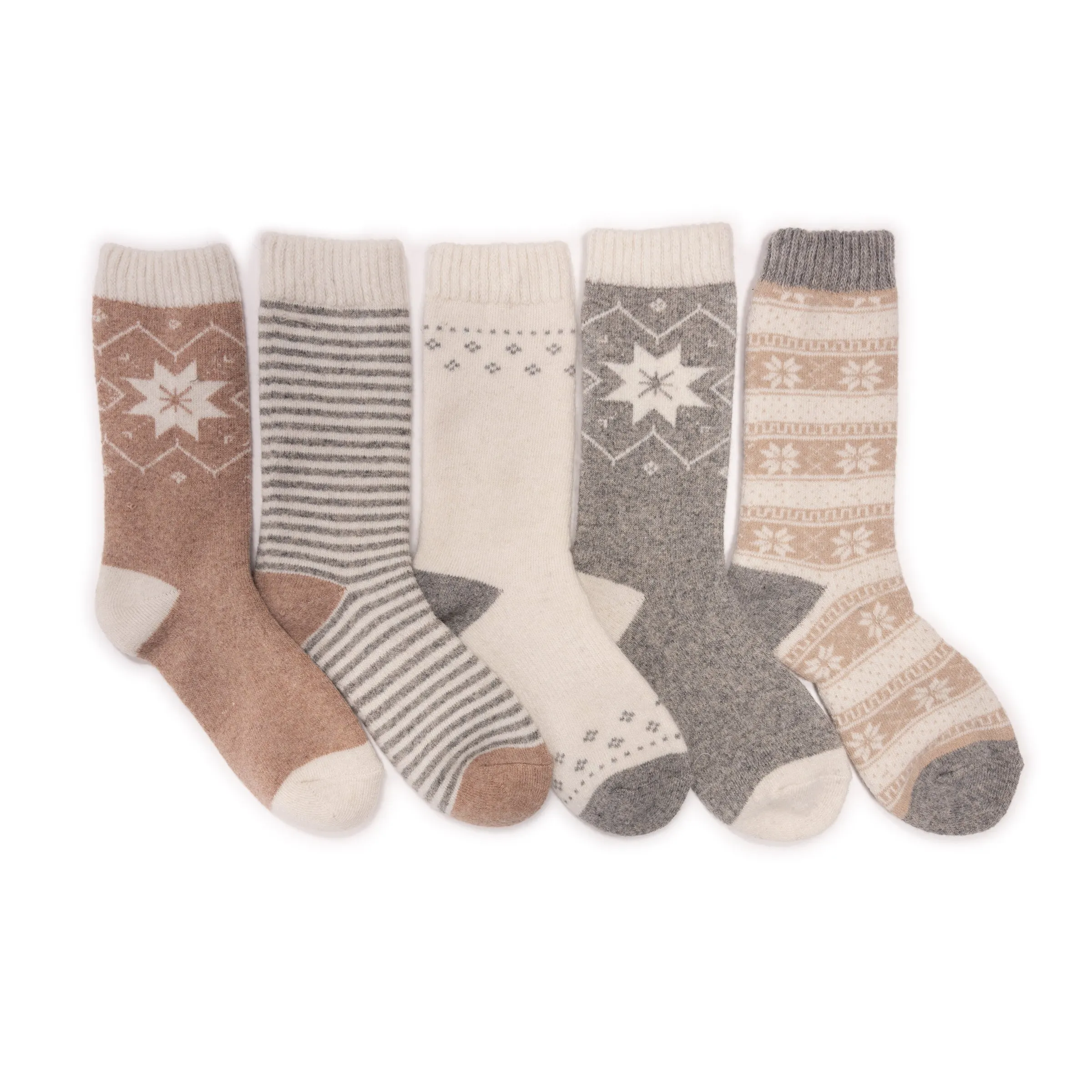 5 Pair Pack Wool Socks