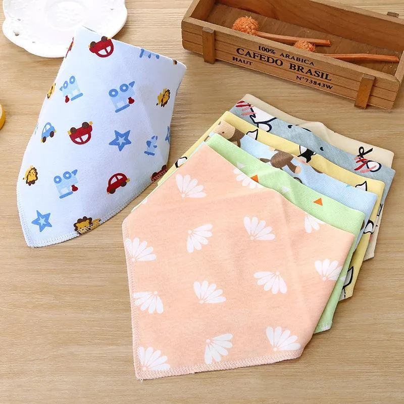 5-piece Cartoon Design Bibs