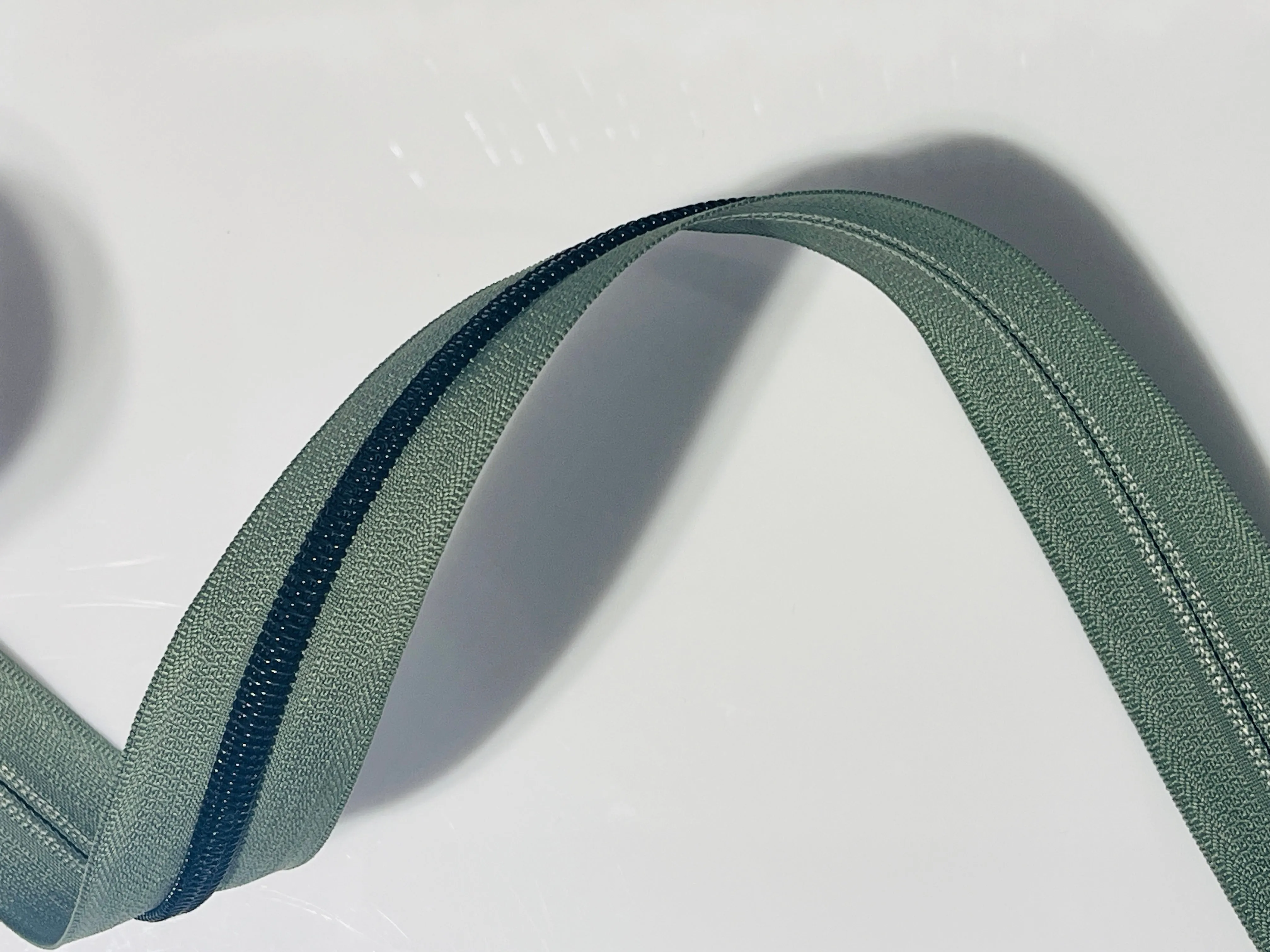 #5 Zipper Tape - 3 yard cut - Sage Green