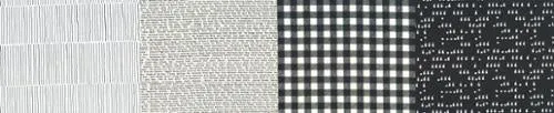 50 Years Of Moda Black White fabric