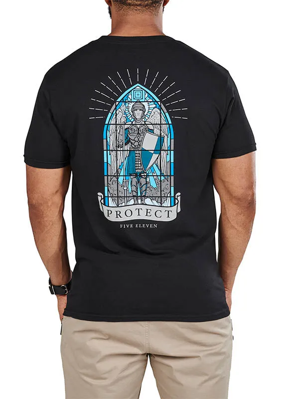 5.11 Mens St. Michael Stained Glass Short Sleeve T-Shirt