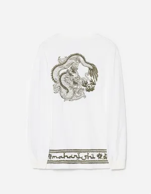 5243 Thar Dragon L/S T-Shirt White