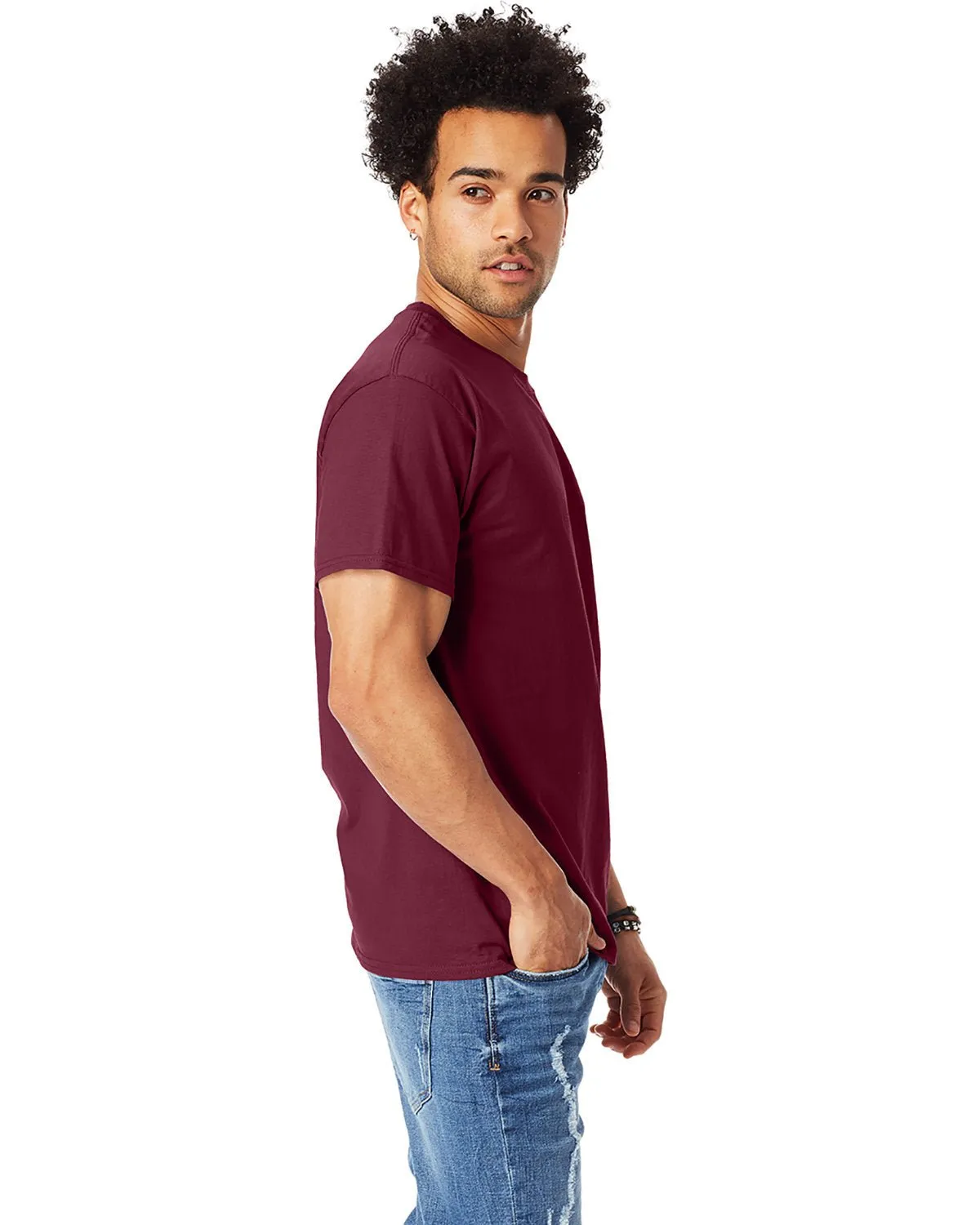 5250T-Hanes-MAROON