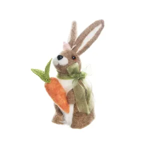 5.5 in. Felt Bunny Figurine